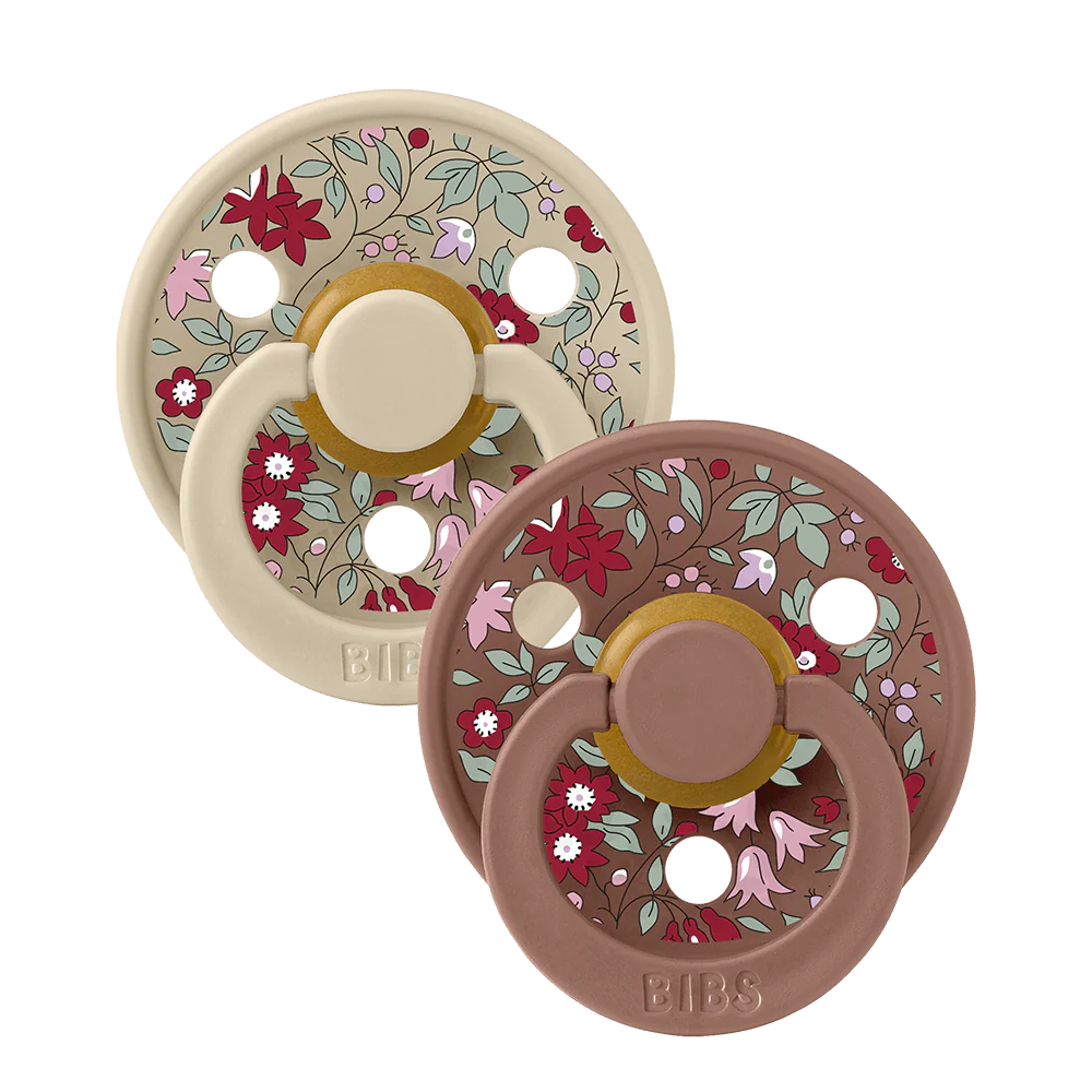 BIBS x LIBERTY Colour 2 Pack Eloise - Blush Mix TG 0-6 M