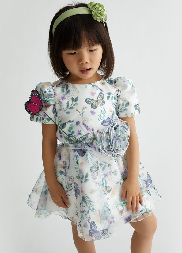 Abito cerimonia stampa farfalle bambina LIU JO