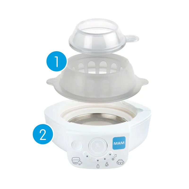 Sterilizzatore per biberon elettrico e scaldabiberon express