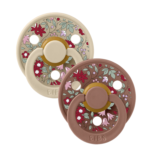 BIBS x LIBERTY Colour 2 Pack Eloise - Blush Mix TG 0-6 M