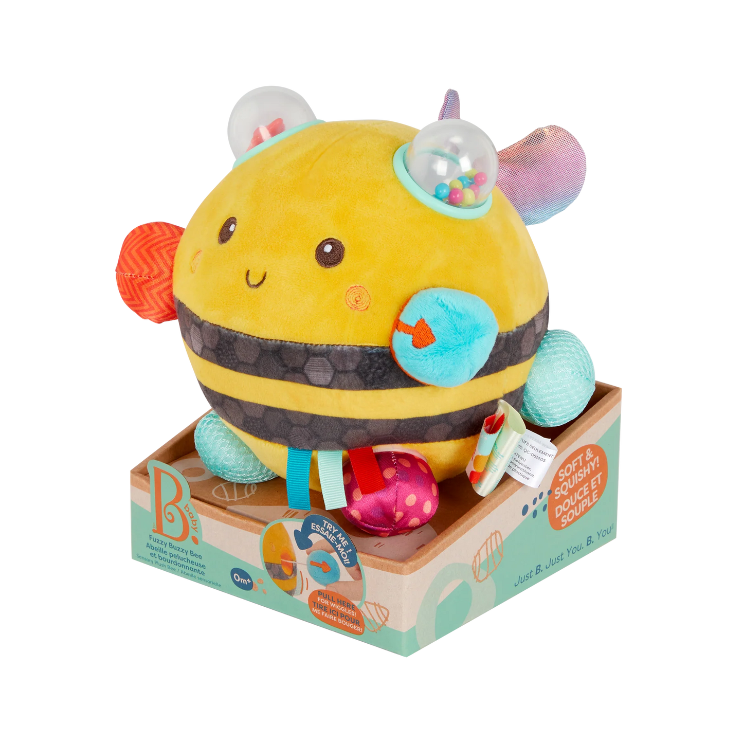 Fuzzy Buzzy Bee Peluche sensoriale