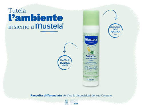 BABYZzz Talco di riso fluido MUSTELA